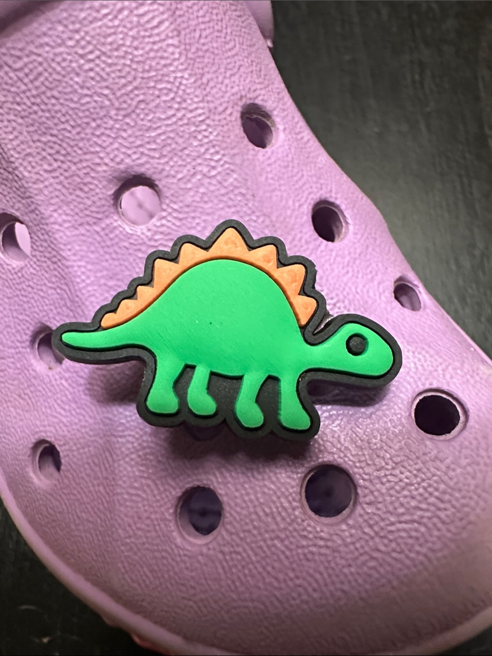 Dinosaur Shoe Charm.